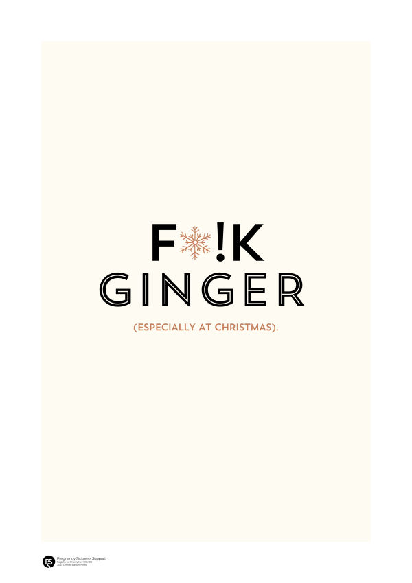 F*!K Ginger Orange & Cream Christmas E-Print