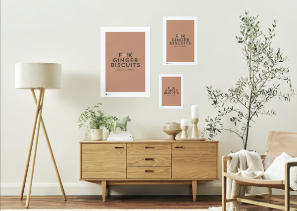 F*!k Ginger Biscuits Orange & Cream Christmas E-Print