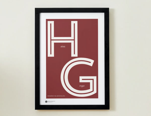 Hates Ginger (breadmen, tea, ale & biscuits) Christmas Red E-Print