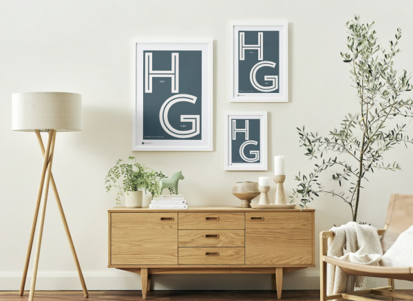 Hates Ginger (breadmen, tea, ale & biscuits) Christmas Green Print E-Print - Image 2