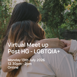 Post-HG LGBTQIA+ Virtual Meetup - Monday 13th July